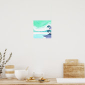 ターコイズ秘密ラグーン ポスター (キッチン)