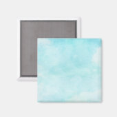 ターコイズ空の背景 マグネット (正面/裏面)