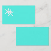 ターコイズ空白のヒトデ座席表 プレイスカード (正面/裏面)