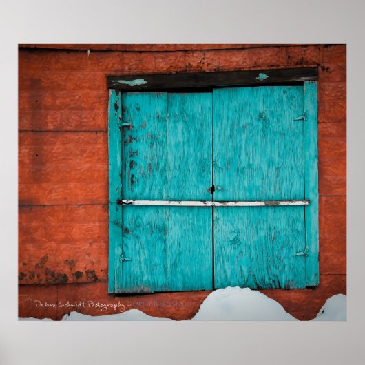 ターコイズ窓 ポスター (正面)