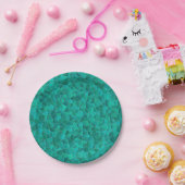 ターコイズ紙プレート ペーパープレート (パーティー)