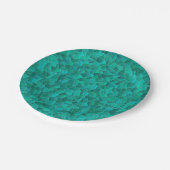 ターコイズ紙プレート ペーパープレート (アングル)
