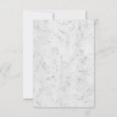 ターコイズ素朴いかりウェディングRSVPカード 出欠カード (裏面)