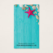 ターコイズ素朴ウッドシーズヘルスイヤリングホルダー (裏面)