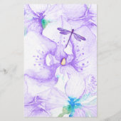 ターコイズ紫色トンボ文房具 (裏面)