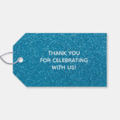 ターコイズ結婚式の引き出物 ギフトタグ (裏面横)