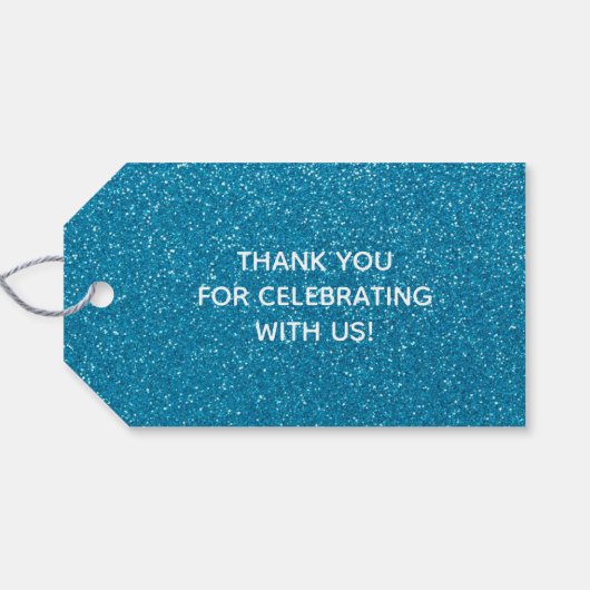 ターコイズ結婚式の引き出物 ギフトタグ (裏面横)