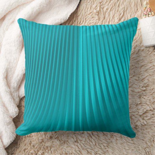 ターコイズ絹 クッション (ブランケット)