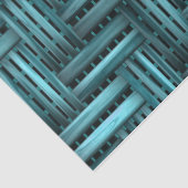 ターコイズ織木材の背景の分離 薄葉紙 (詳細)