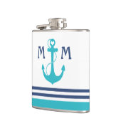 ターコイズ航海のハートいかり フラスク (左)