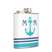 ターコイズ航海のハートいかり フラスク (右)