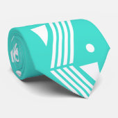 ターコイズ色 ネクタイ (ロール)