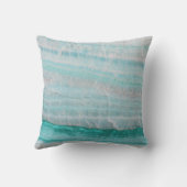 ターコイズ花崗岩の石層波プリント クッション (裏面)