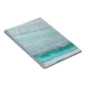 ターコイズ花崗岩積層波プリント ノートブック (右側)