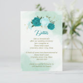 ターコイズ花葉緑 エンクロージャーカード (スタンド正面)