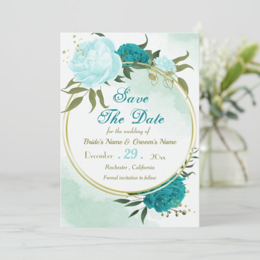 ターコイズ花葉緑 セーブザデート (スタンド正面)