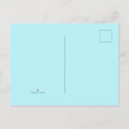 ターコイズ茶色のウェスタンウェディングは日付を保存 案内ポストカード (裏面)