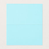 ターコイズ茶色の田舎西結婚座席表 名刺 (内部フラット)