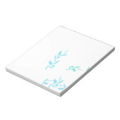 ターコイズ葉白形製品 ノートパッド (回転)