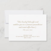 ターコイズ蓮の花ギフト券 (裏面)