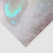 ターコイズ蝶ウイングヴィンテージ手書き 薄葉紙 (詳細)