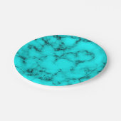 ターコイズ西石サザンジュエルパターン ペーパープレート (アングル)