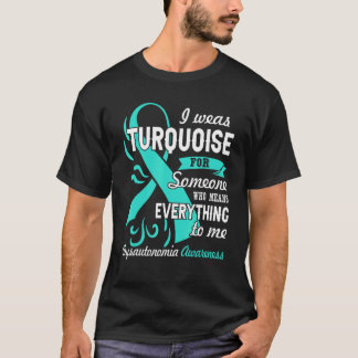 ターコイズ認識度リボンIIパティエン Tシャツ