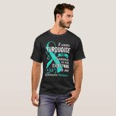 ターコイズ認識度リボンIIパティエン Tシャツ (正面フル)