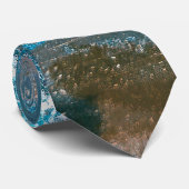 ターコイズ質感絵を描と錆抽象芸術 ネクタイ (ロール)