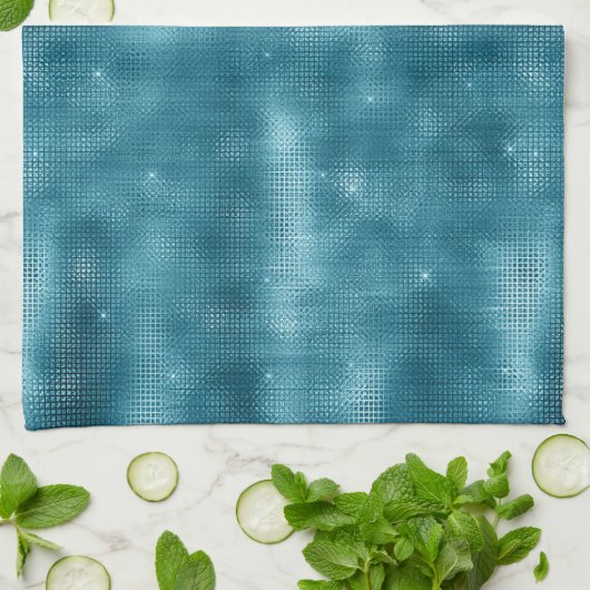 ターコイズ輝 キッチンタオル (折り畳み)