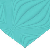 ターコイズ輪郭 ロングテーブルランナー (コーナー)