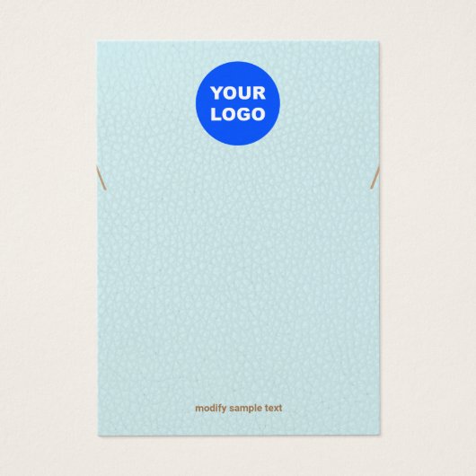 ターコイズ追加ロゴのネックレスブレスレットディスプレイ (正面)