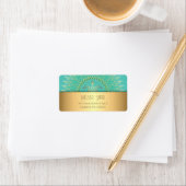 ターコイズ金ゴールドウミガメの部族 ラベル (インサイチュ)