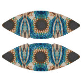 ターコイズ金ゴールドサンサウスウエストアート アメリカンフットボール (パネル)