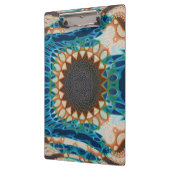 ターコイズ金ゴールドサンサウスウエストアート クリップボード (左)