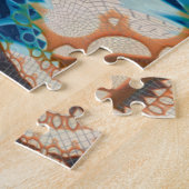 ターコイズ金ゴールドサンサウスウエストアート ジグソーパズル (側面)