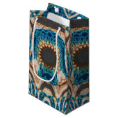 ターコイズ金ゴールドサンサウスウエストアート スモールペーパーバッグ (正面アングル)
