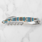 ターコイズ金ゴールドサンサウスウエストアート ソムリエナイフ (裏面)