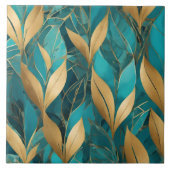 ターコイズ金ゴールドトレンディーボホ離れコレクション タイル (正面)