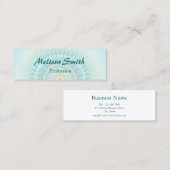 ターコイズ金ゴールドボホマンダラ スキニー名刺 (正面/裏面)