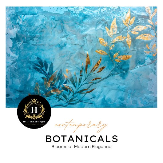 ターコイズ金ゴールドリーフと植物性ティッシュペーパー 薄葉紙