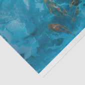 ターコイズ金ゴールドリーフと植物性ティッシュペーパー 薄葉紙 (詳細)