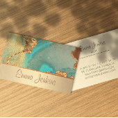 ターコイズ金ゴールド作家 名刺