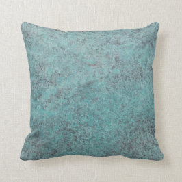 ターコイズ銅Patinaテクスチャギフト クッション