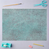 ターコイズ銅Patinaテクスチャギフト 薄葉紙 (クラフト)