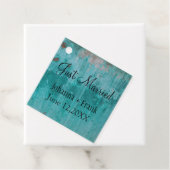 ターコイズ錆 |たった今結婚しました フェイバータグ (インサイチュ)