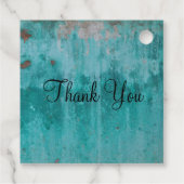 ターコイズ錆 |たった今結婚しました フェイバータグ (裏面)