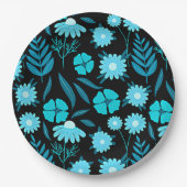 ターコイズ開花 ペーパープレート (正面)