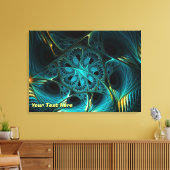 ターコイズ電気 キャンバスプリント (インサイチュ (リビング))