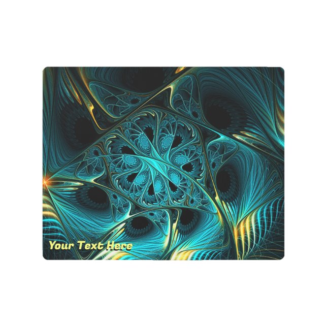 ターコイズ電気 メタルプリント (正面)